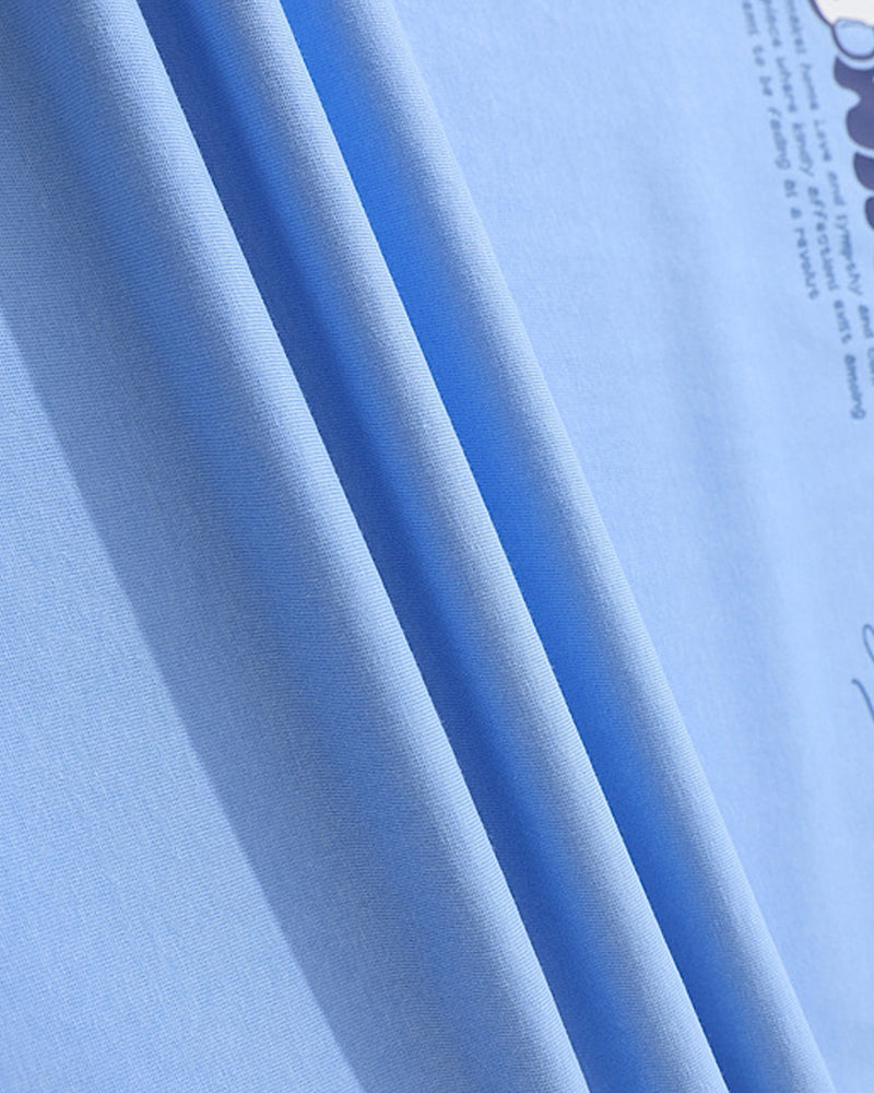 Casual sports style short sleeves