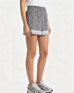 蝴蝶結撞色短褲(女款)