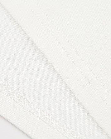 Simple color block round neck short sleeves