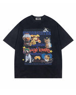 レトロプリント半袖