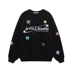 刺綉小花百搭衛衣