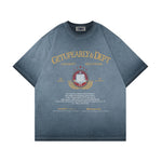 빈티지 프린트 반팔