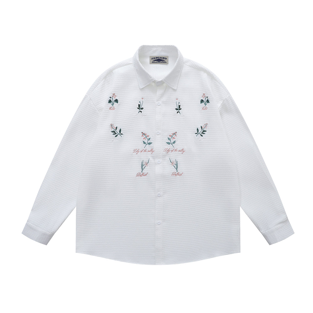 retro casual long sleeve shirt