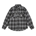 vintage plaid long sleeve shirt