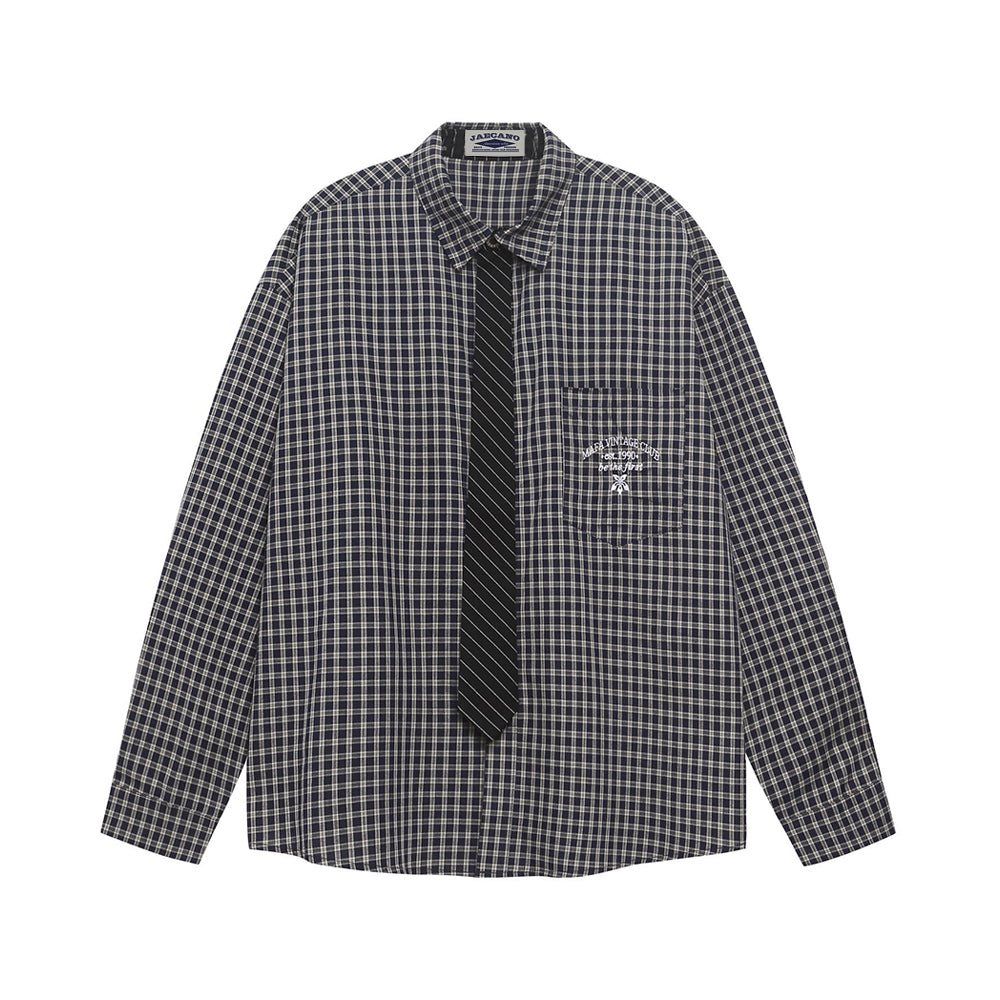 Vintage Tie Long Sleeve Shirt