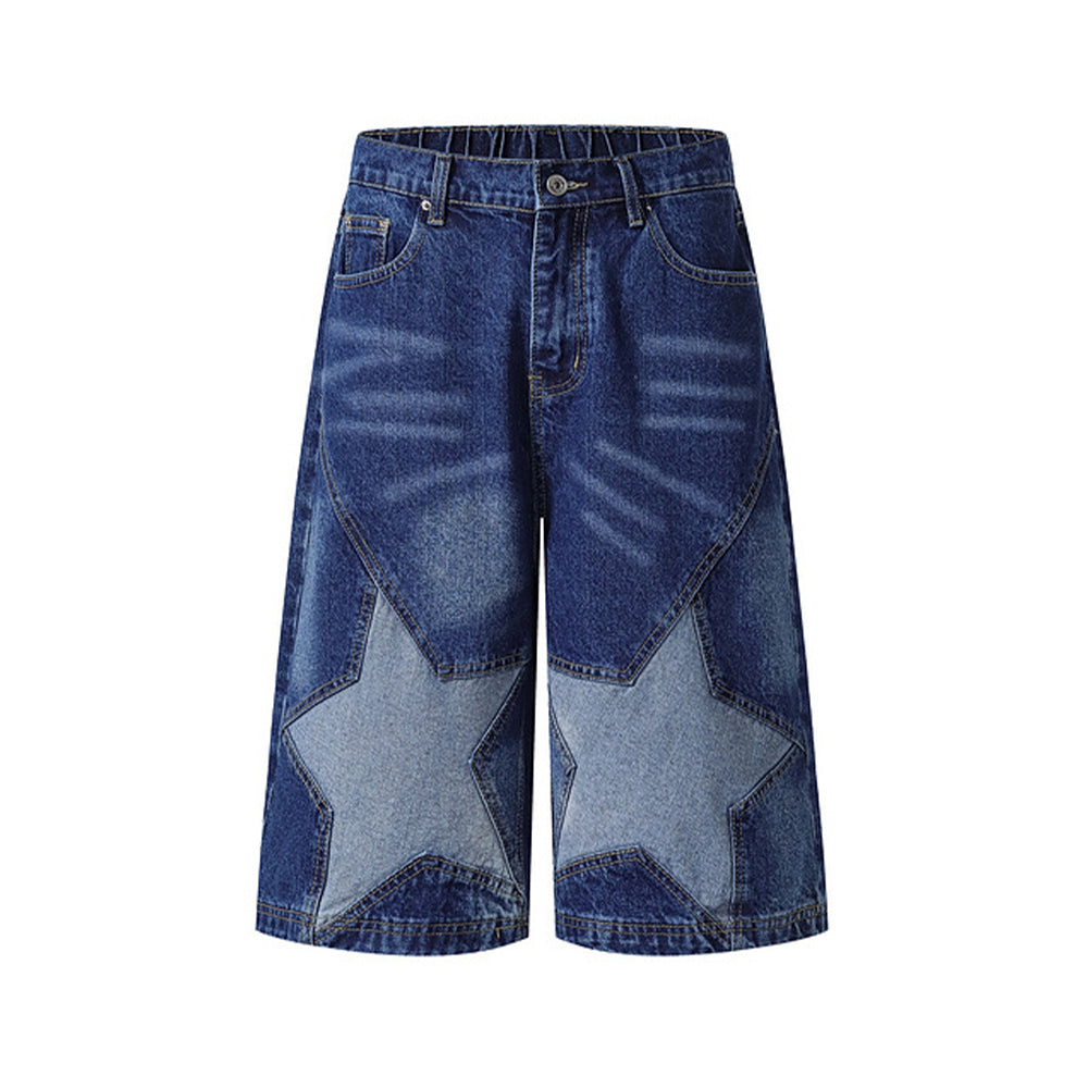 Star Straight Cropped Jeans