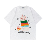 귀여운 고양이 반팔