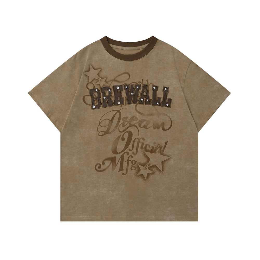 레트로 귀여운 반팔