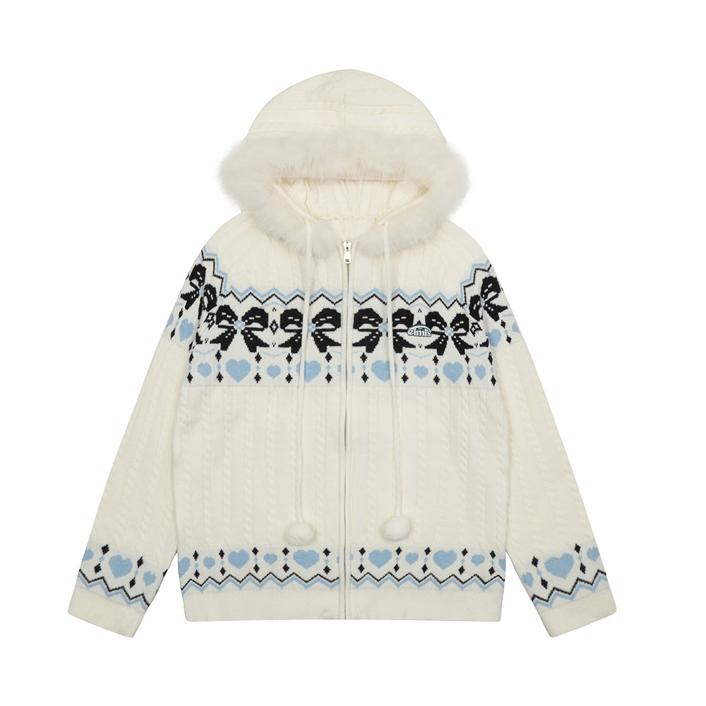 復古聖誕開衫毛衣