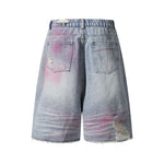 찢어진 밑단 반바지