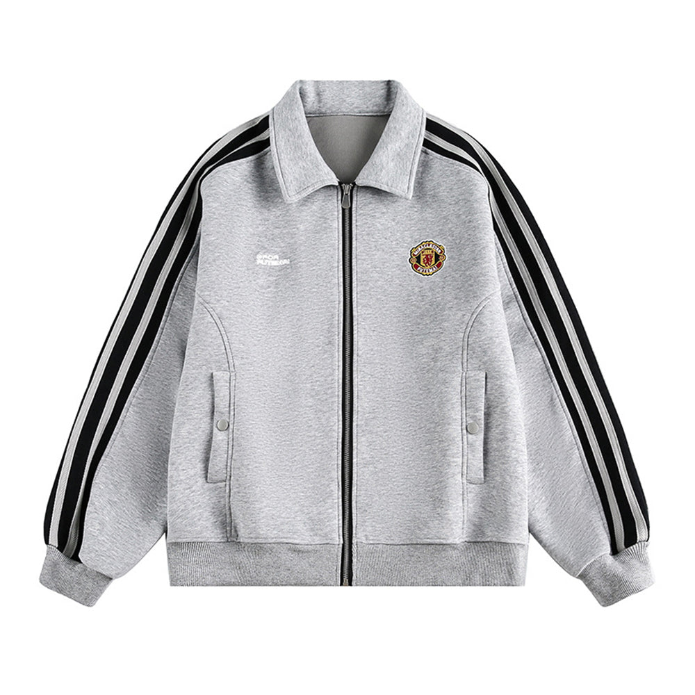 Striped three-stripe jacket