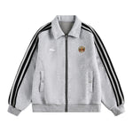 Striped three-stripe jacket