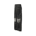 做舊直筒牛仔褲