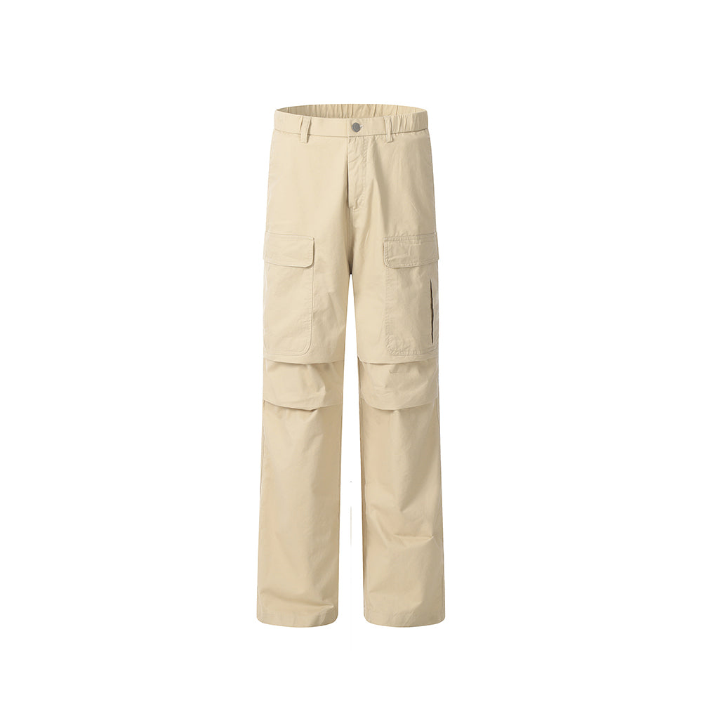 Multi-pocket casual trousers