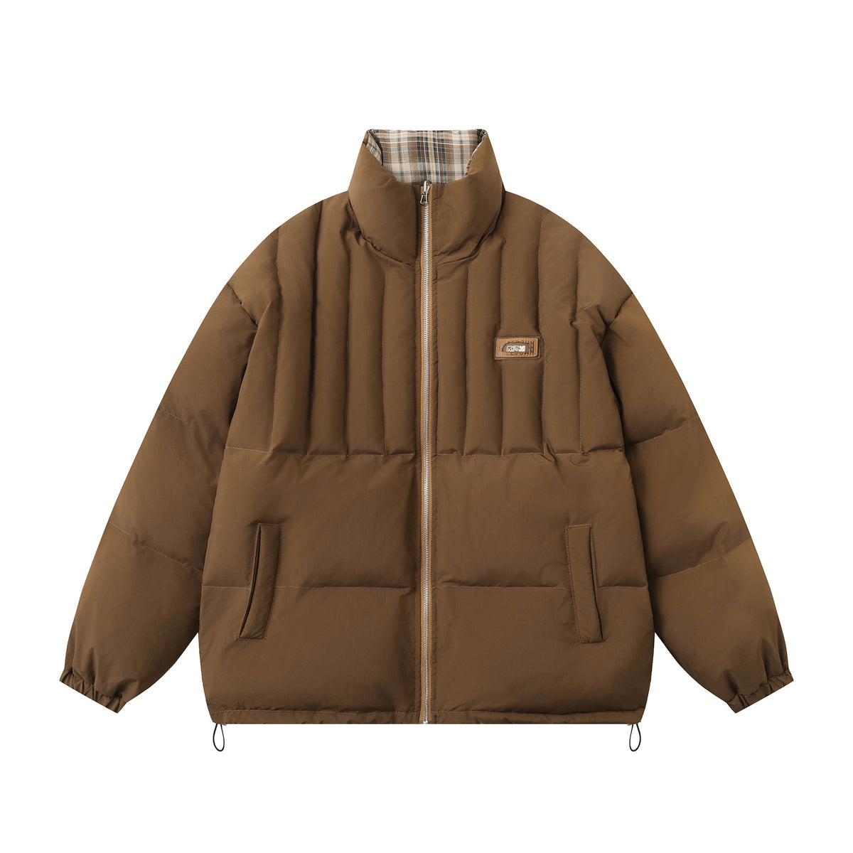 Retro reversible cotton jacket