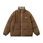 Retro reversible cotton jacket