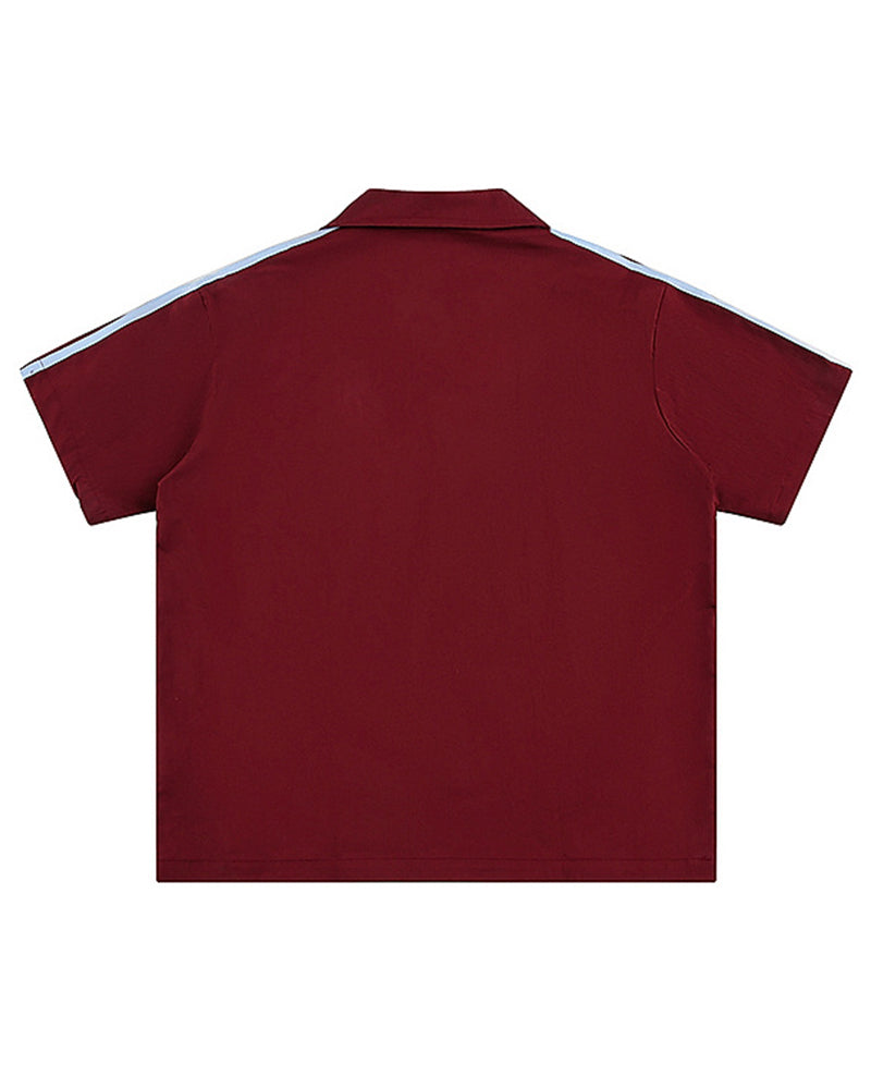 復古學院風短袖