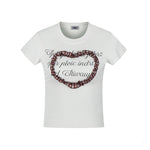 레트로 하트 반팔