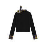 Colorblock slim-fit long sleeves