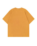 Retro distressed short-sleeved shirt