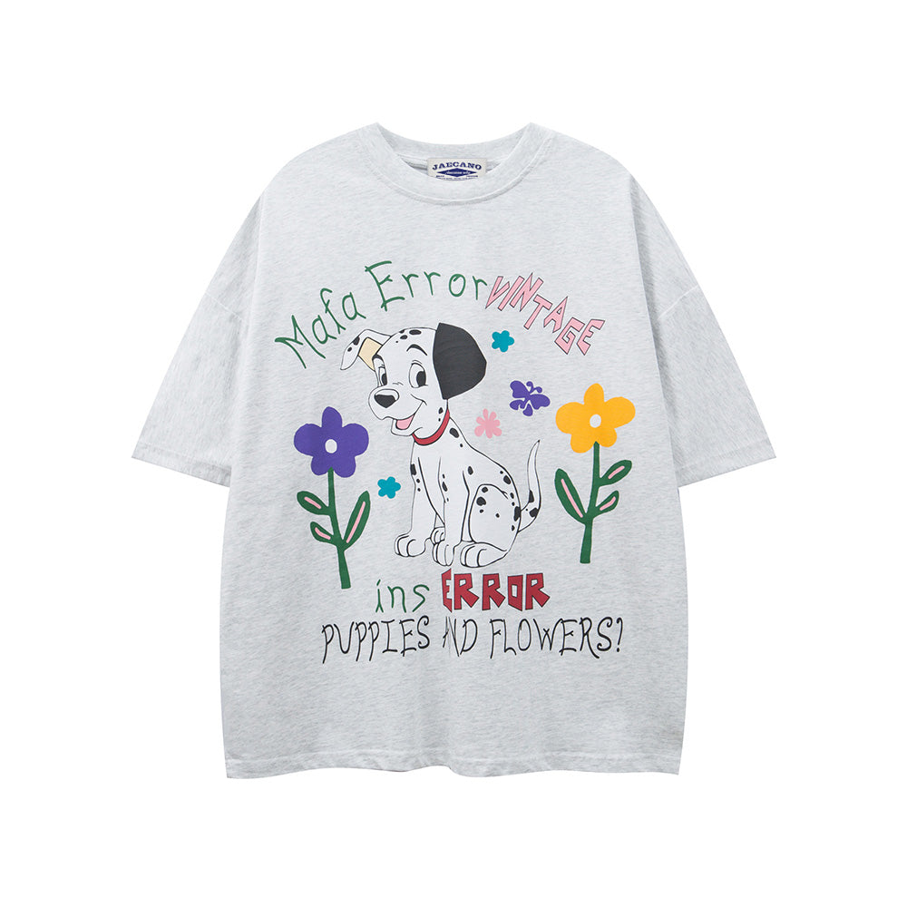 달마시안 프린트 반팔