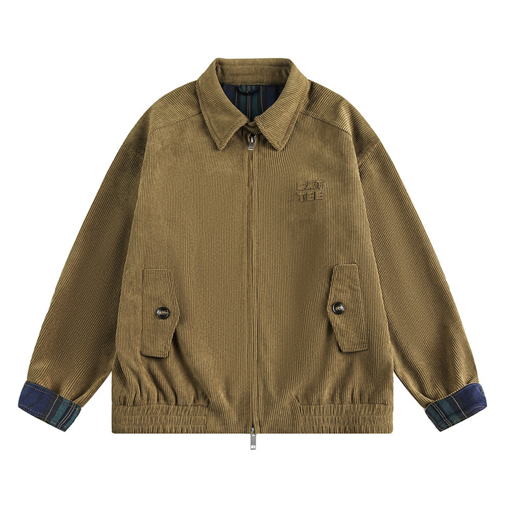 復古燈芯絨外套