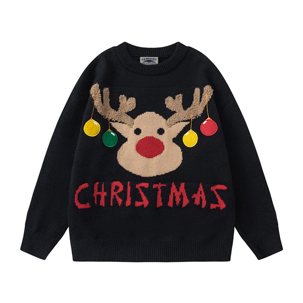 vintage christmas loose sweater