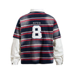 撞色假兩件長袖