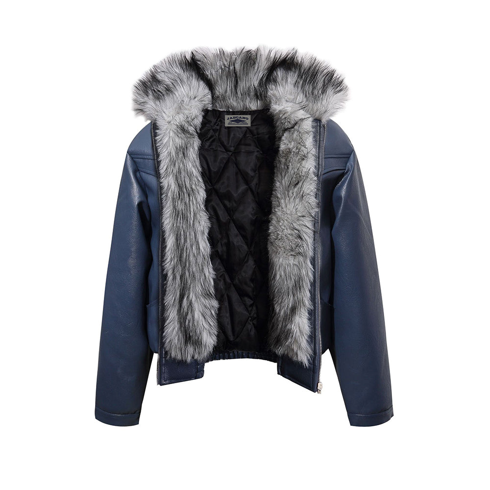 Retro cotton-padded jacket