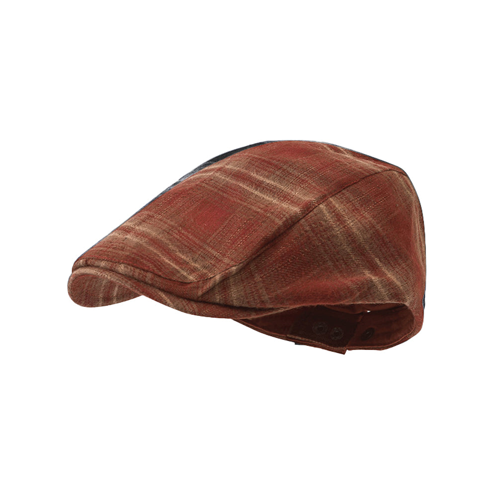 Classic plaid beret