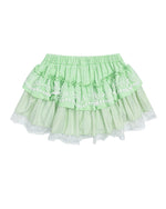 パッチワークチェック柄ミニスカート