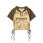 Retro raglan sleeve short sleeves (women's)