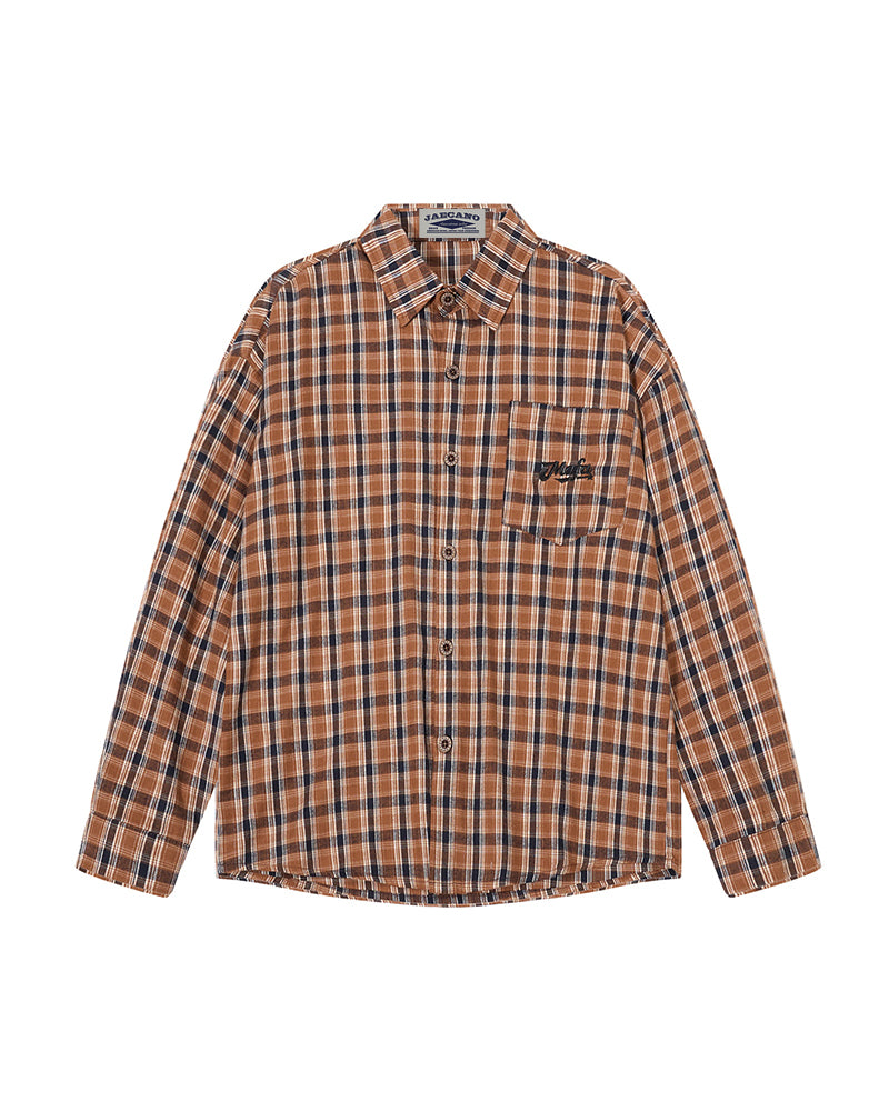 Simple and versatile long-sleeved shirt