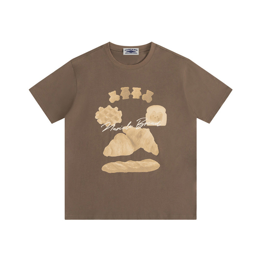 귀여운 프린트 커플 반팔