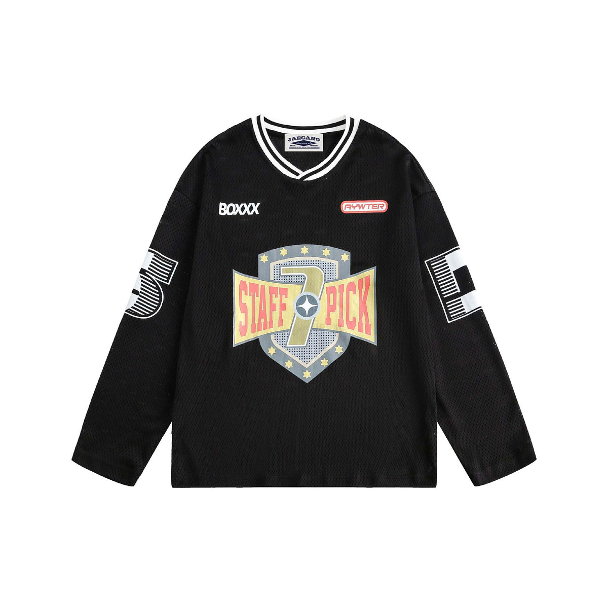 retro printed long sleeve sweatshirt