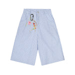 Simple plaid casual shorts