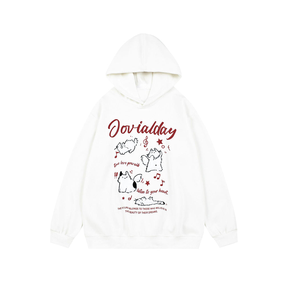 可愛貓咪連帽衛衣