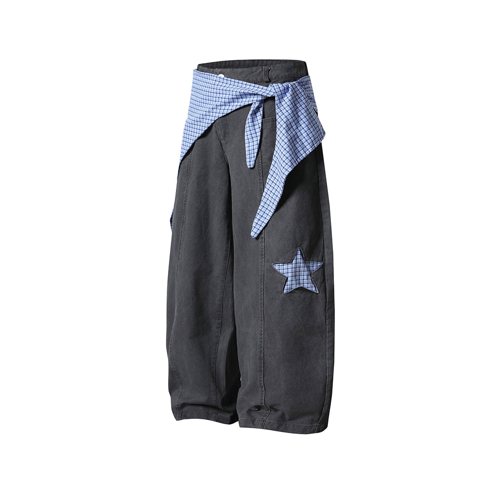 Detachable star jeans