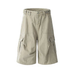 Retro multi-pocket cargo shorts