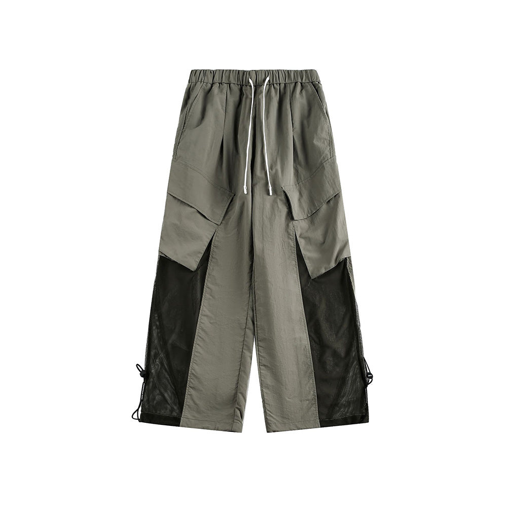 Colorblock Loose Casual Pants