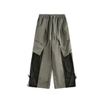 Colorblock Loose Casual Pants