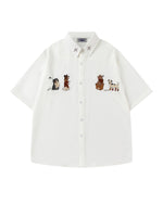 Cute Puppy Short Sleeve Shirt