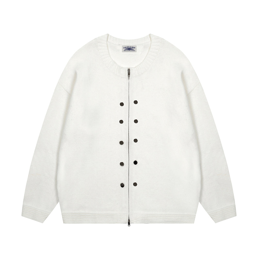 設計感紐扣裝飾毛衣