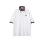 라펠 프린트 반소매