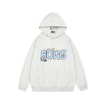 卡通刺綉連帽衛衣