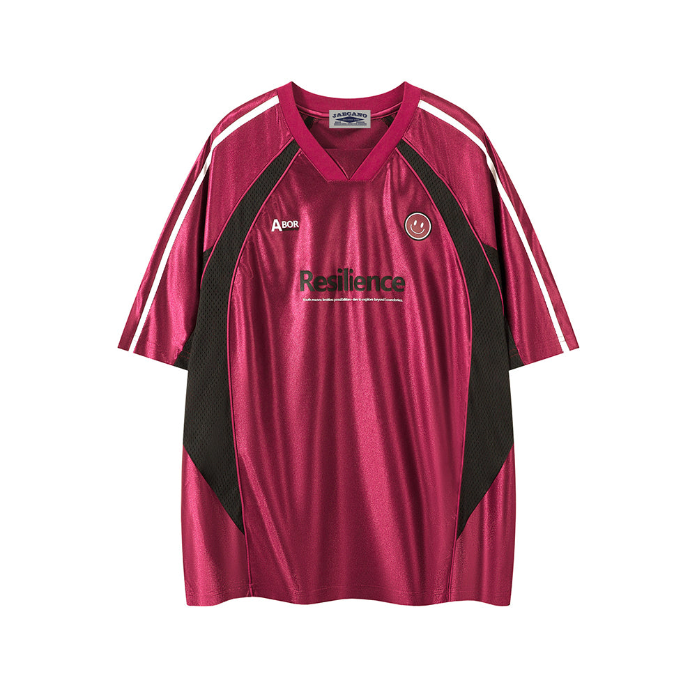 Retro sports short sleeves