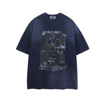 워시드 디스트레스드 반팔