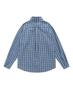 plaid long-sleeved shirt