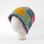 復古撞色拼接漁夫帽