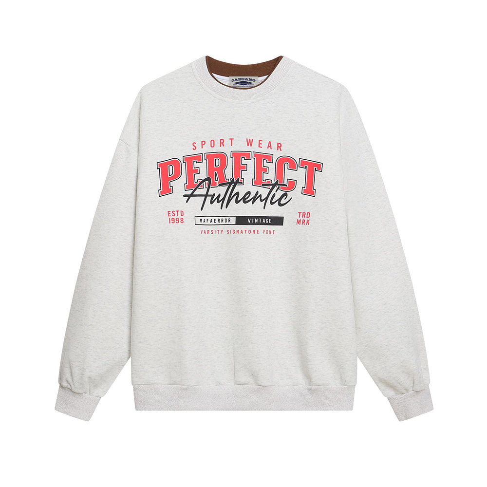 復古休閑情侶衛衣